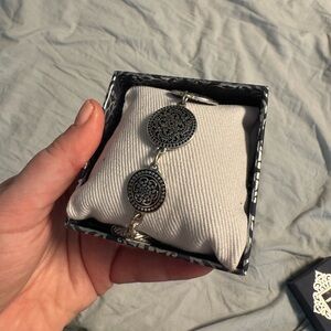 Scroll & Vine Silver bracelet